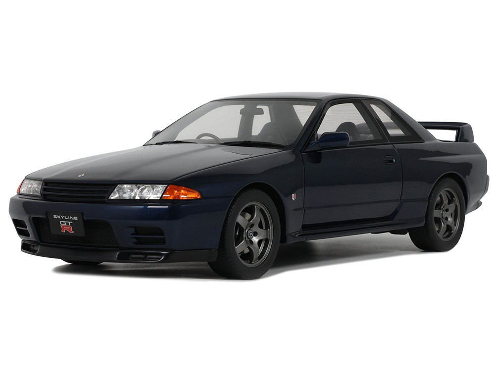 1993 Nissan Skyline GT-R (BNR32) RHD (Right Hand Drive) Dark Blue Pearl Limited Edition to 2000 pieces Worldwide 1/18 Model Car by Otto Mobile