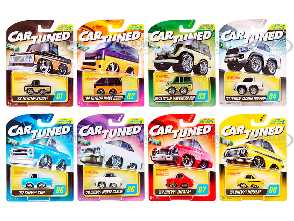 Hobby/Alt 2025 Series 5 Set of 8 Pieces Diecast Model Cars by CarTuned