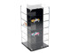 Acrylitower Showcase 24 Car Display Desktop Spinner with Cover Black Mijo Exclusives for 1/64 Scale Models MJ17032B