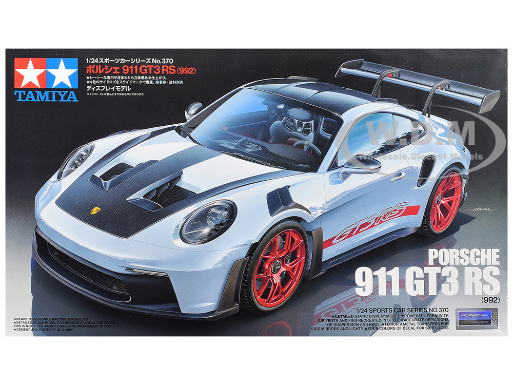 Model Kit Porsche 911 GT3 RS (992) 1/24 Scale Model by Tamiya