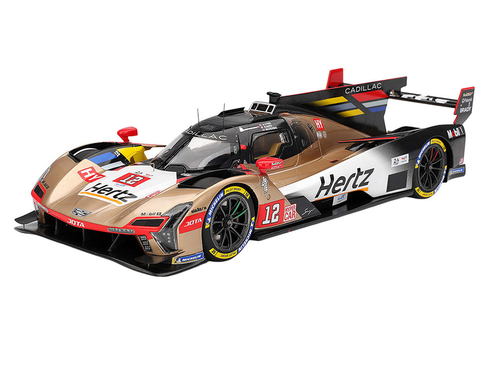 Top Speed 1:18 Cadillac V-Series.R #12 Alex Lynn - Norman Nato - Will Stevens "Cadillac Hertz Team Jota" FIA WEC "24 Hours of Le Mans" (2025) 1/18 Model Car by Top S