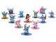 Set of 12 Diecast Figures Disney s Stitch Franchise Nano Metalfigs Series Diecast models Jada 37361