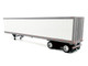 53 Spread Axle Refrigerated Trailer White 1/87 (HO) Plastic Model Car HO Logistics HL-168
