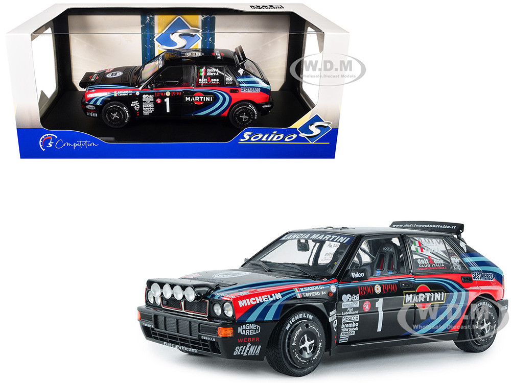 Lancia Delta HF Integrale #1 A. Sacco - A. Ollero "Miki Biasion Martini Racing Rallye Monte Carlo 1990 Tribute" FIA Historic Rally (2026) "Competition