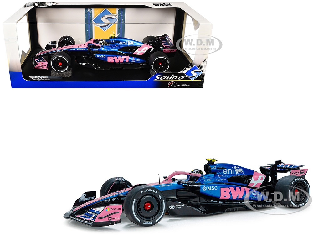 Alpine A525 #7 Jack Doohan "BWT" Formula One F1 "Chinese GP" (2025) "Competition" Series 1/18 Diecast Model Car by Solido