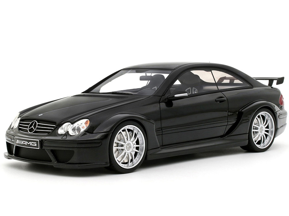 2004 Mercedes-Benz C209 CLK DTM AMG Coupe Obsidian Black Metallic Limited Edition to 999 pieces Worldwide 1/18 Model Car by Otto Mobile