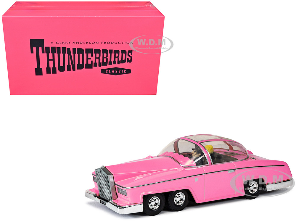 Rolls Royce FAB 1 Pink with Figures "Thunderbirds" (1965-1966) TV Series "F.A.B. Collection" Diecast Model Car by Corgi