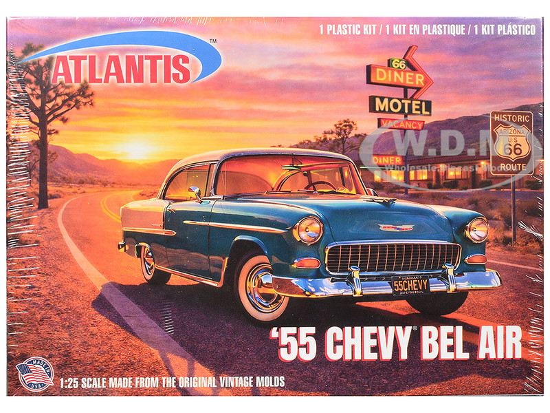 Skill 3 Model Kit 1955 Chevrolet Bel Air Hardtop 