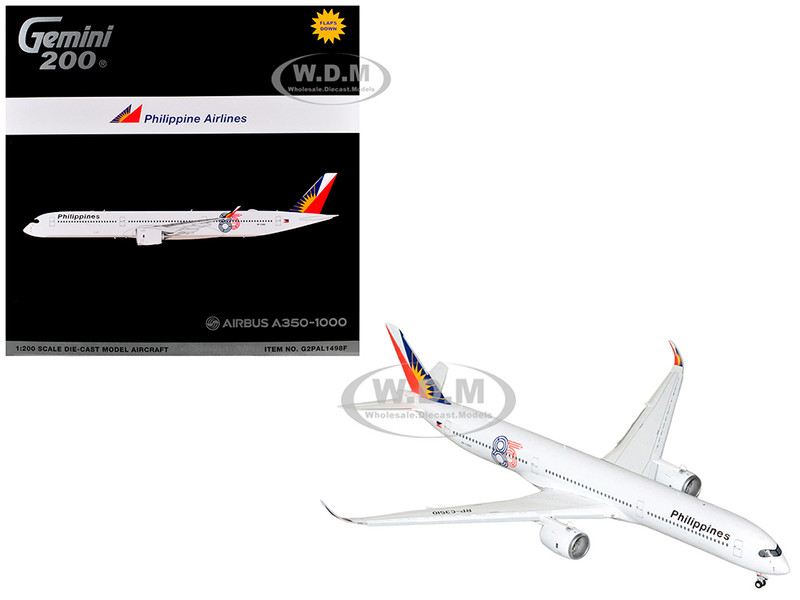Airbus A350-1000 Commercial Aircraft with Flaps Down 
