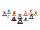 Set of 12 Diecast Figures Spider Man Franchise Nano Metalfigs Series Diecast Models Jada 37378
