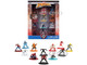Set of 12 Diecast Figures Spider Man Franchise Nano Metalfigs Series Diecast Models Jada 37378