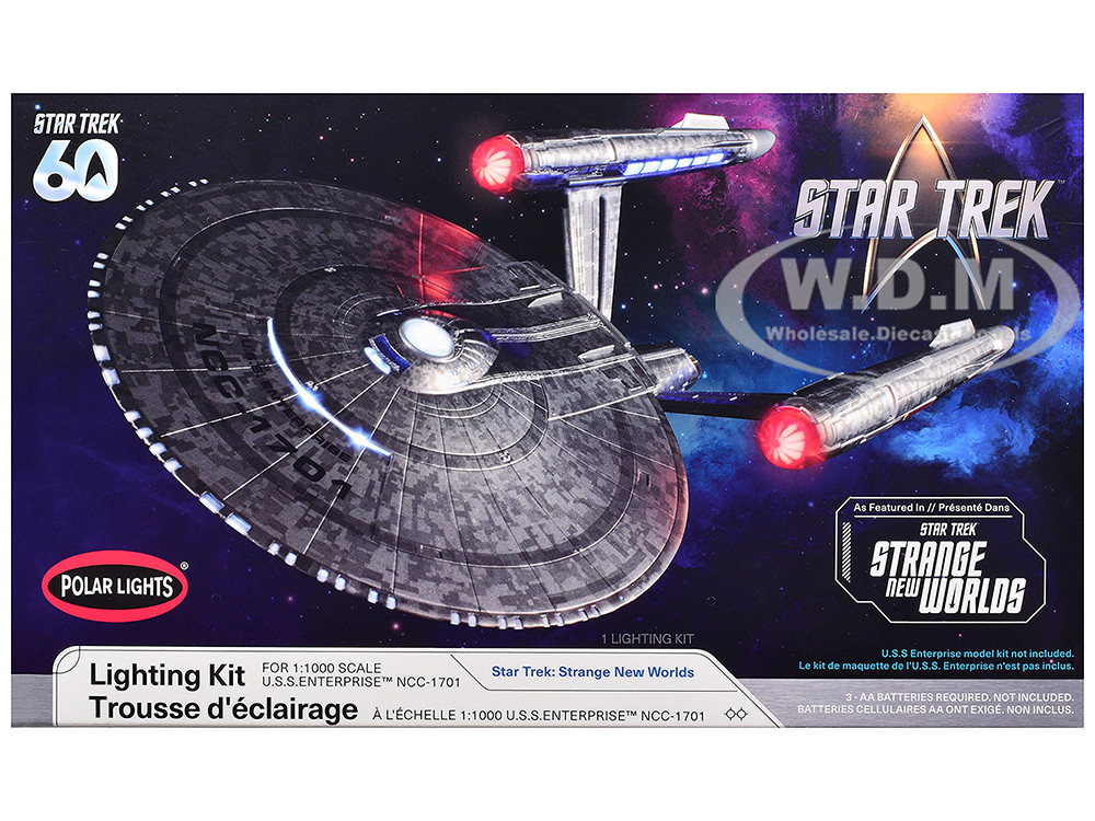 Star Trek: Strange New Worlds (2022-Current) TV Series USS Enterprise NCC-1701 Lighting Kit for 1/1000 Model Kit by Polar Lights