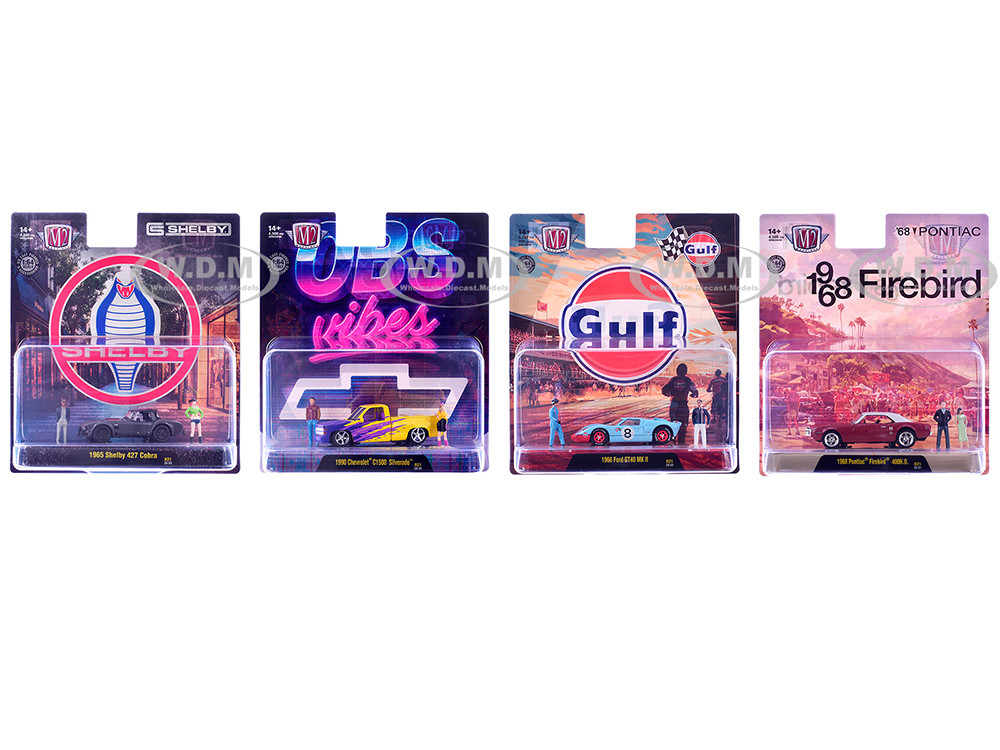 "Auto News" Release 20 Set of 4 Cars Limited Edition to 4500 pieces Worldwide 1/64 Diecast Model Cars by M2 Machines
