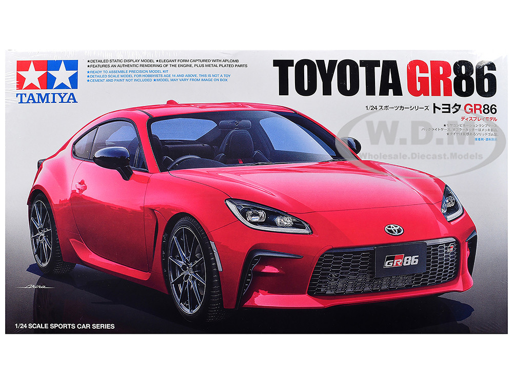 Tamiya 1:24 Model Kit Toyota GR86 1/24 Scale Model by Tamiya