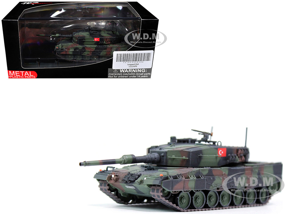 Leopard 2A4 Main Battle Tank "2nd Cavalry Armoured Brigade, Turkey-Syria Border" (2016) Turkish Army "Armor Premium" Series 1/72 Diecast Model by Panz