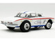 1961 Chevrolet Corvette Grand Sport Gasser USA 1 White with Blue and Red Stripes Limited Edition to 362 pieces Worldwide 1/18 Diecast Model Car ACME A1800939USA