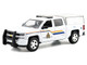 2017 Chevrolet Silverado 1500 LT Z71 Crew Cab Pickup Truck with Camper Box Royal Canadian Mounted Police White Law Enforcement and Public Service Series 1/24-1/27 Diecast Model Car Motormax 76648