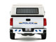 2017 Chevrolet Silverado 1500 LT Z71 Crew Cab Pickup Truck with Camper Box Royal Canadian Mounted Police White Law Enforcement and Public Service Series 1/24-1/27 Diecast Model Car Motormax 76648
