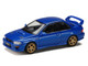 Subaru Impreza WRX Type R Sti Version V RHD Right Hand Drive Sonic Blue Mica JDM64 Series 1/64 Diecast Model Car Hobby Japan HJDM006-20