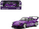 RWB 930 Purple with White Stripes 1/64 Diecast Model Car Model Model MM64-RWB930-003