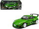 RWB 993 Green with Black Stripes 1/64 Diecast Model Car Model Model MM64-RWB993-008