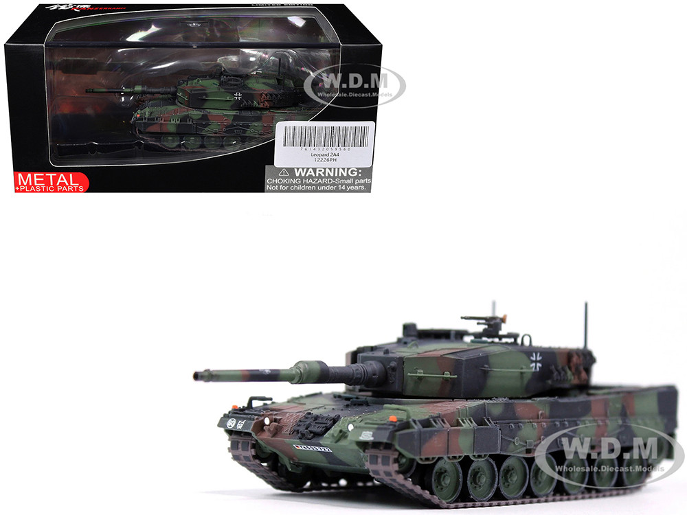 Leopard 2A4 Main Battle Tank "Bundeswehr, 361st Panzer Battalion, Certain Challenge, West Germany" (1988) West German Army "Armor Premium" Series 1/72