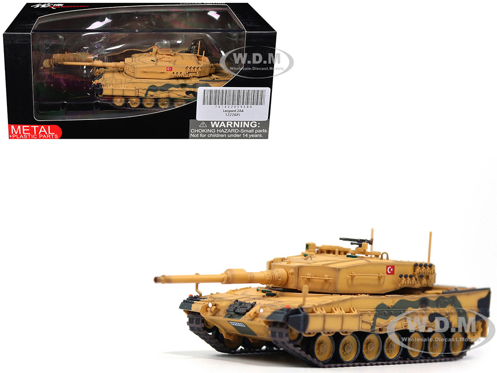 Leopard 2A4 Main Battle Tank "Desert Camouflage, 2nd Cavalry Armored Brigade, Turkey-Syrian Border" (2016) Turkish Army "Armor Premium" Series 1/72 Di