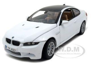 BMW M3 E92 Coupe White 1/24 Diecast Model Car by Motormax