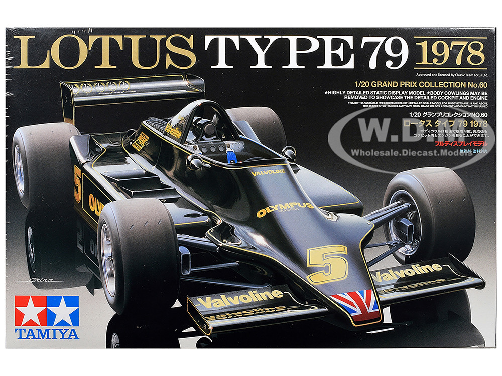 Model Kit 1978 Lotus Type 79 "Grand Prix Collection" 1/20 Scale Model by Tamiya