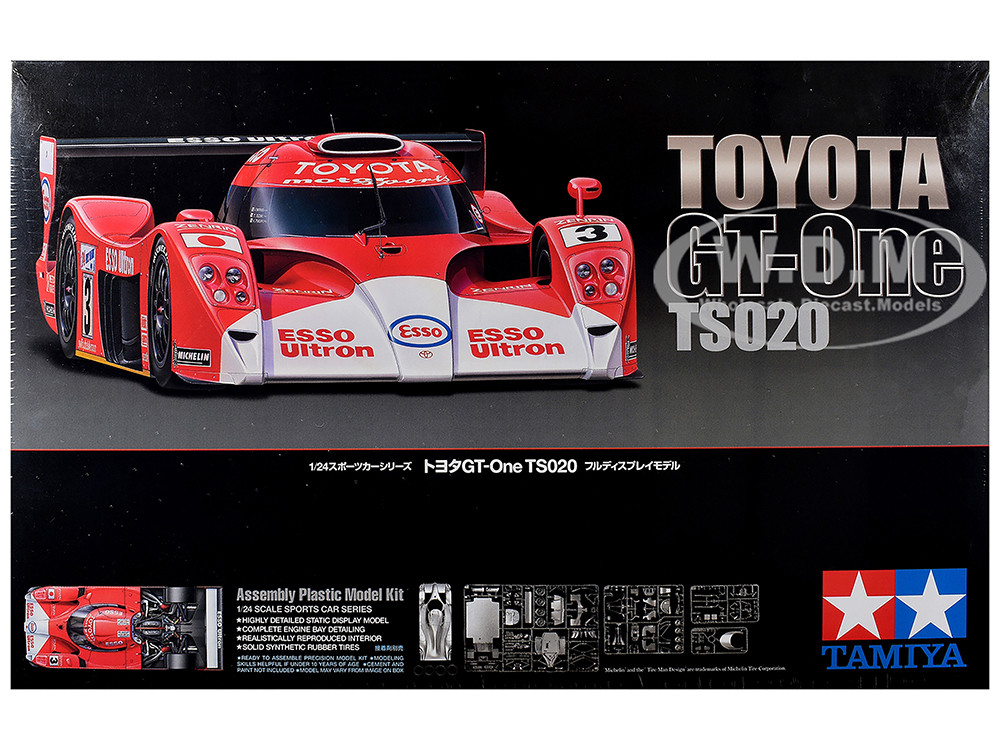 Model Kit Toyota GT-One TS020 "24 Hours of Le Mans" (1999) 1/24 Scale Model by Tamiya