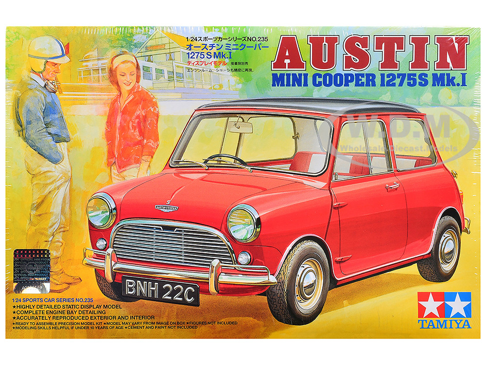 Tamiya 1:24 Model Kit Austin Mini Cooper 1275S MK.1 1/24 Scale Model by Tamiya