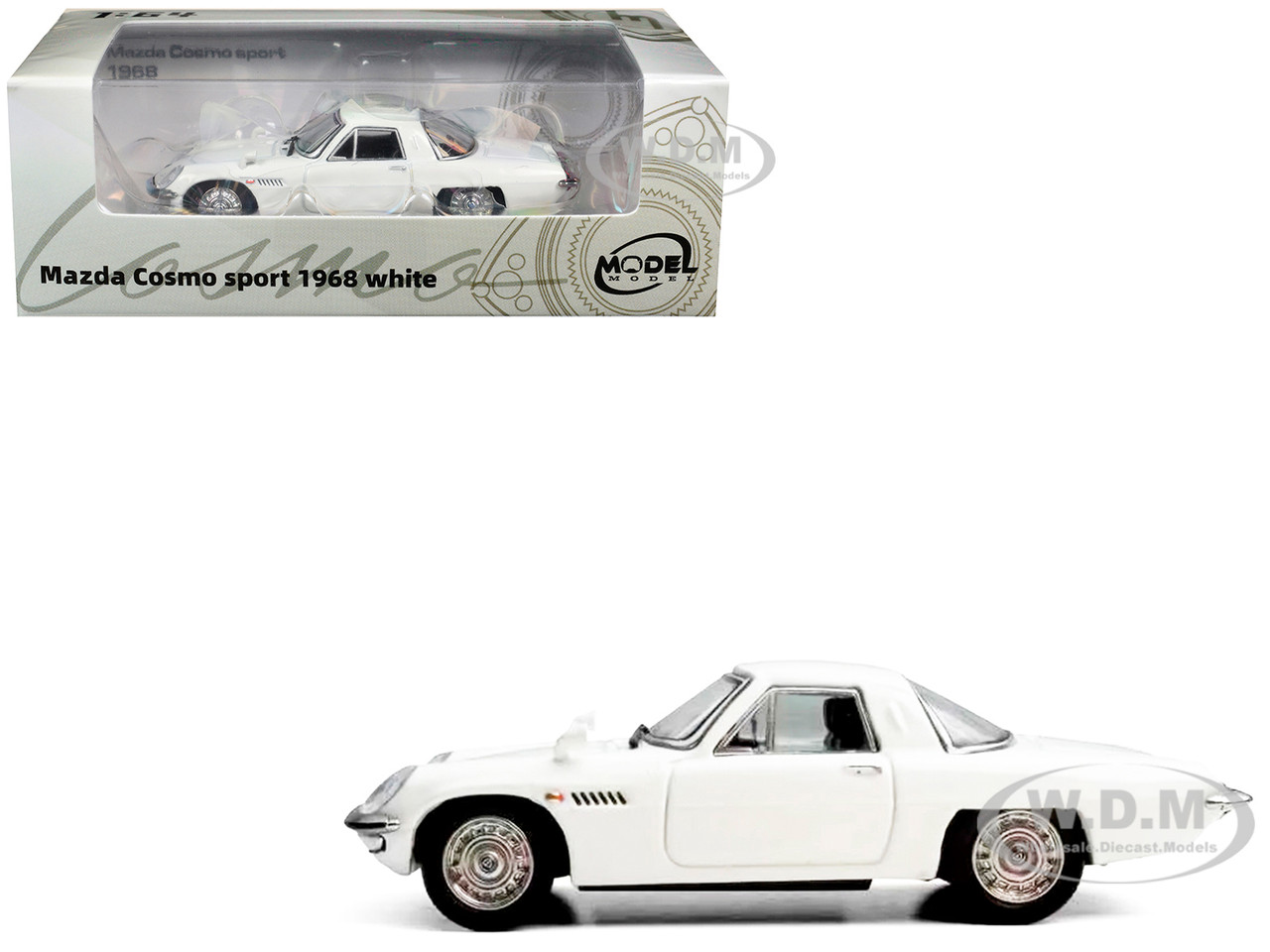 1968 Mazda 110 S Cosmo Sport RHD (Right Hand Drive) White 1:64 model Model Model