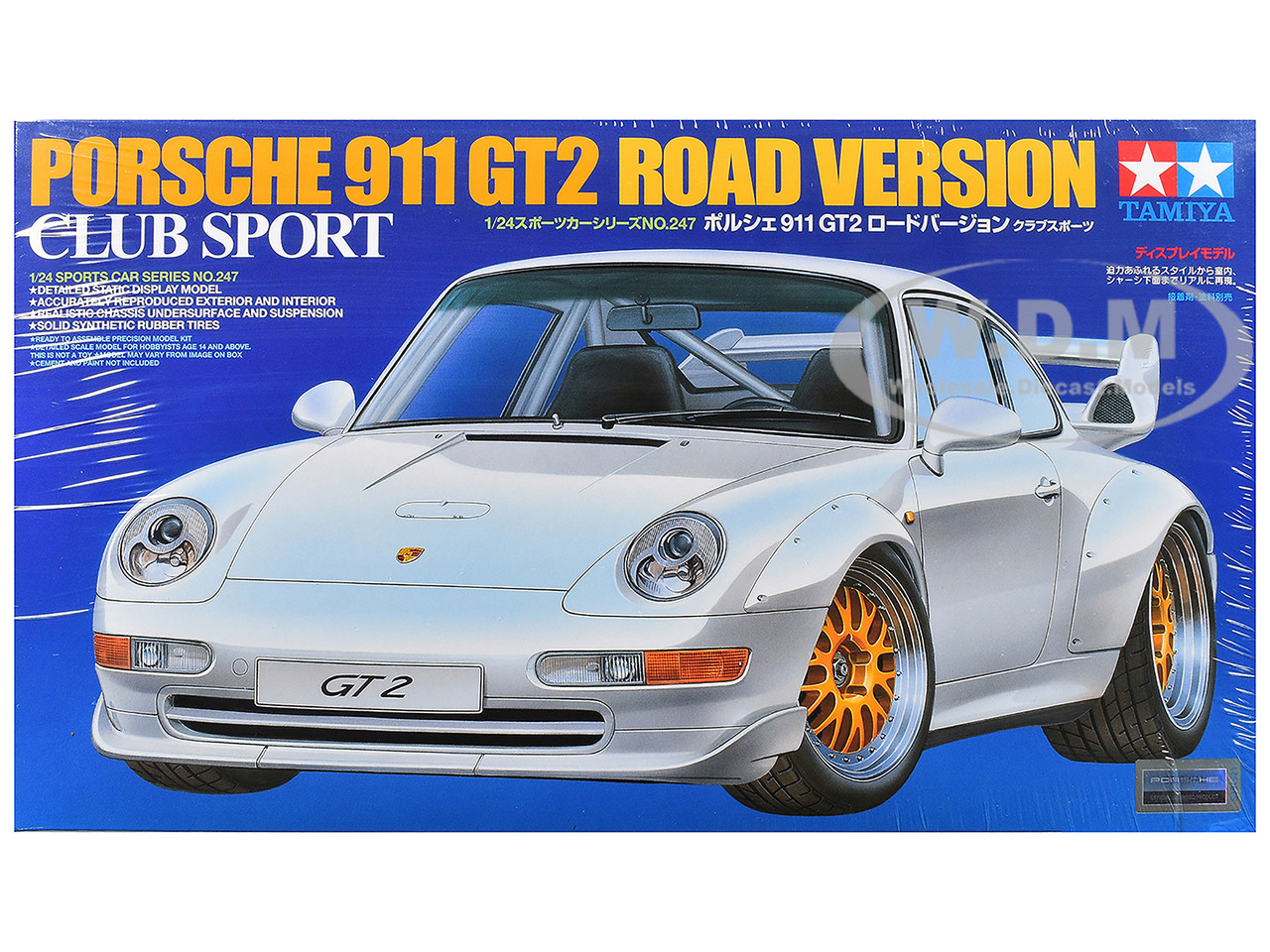 Model Kit Porsche 911 GT2 Street Version 1/24 Scale Model by Tamiya