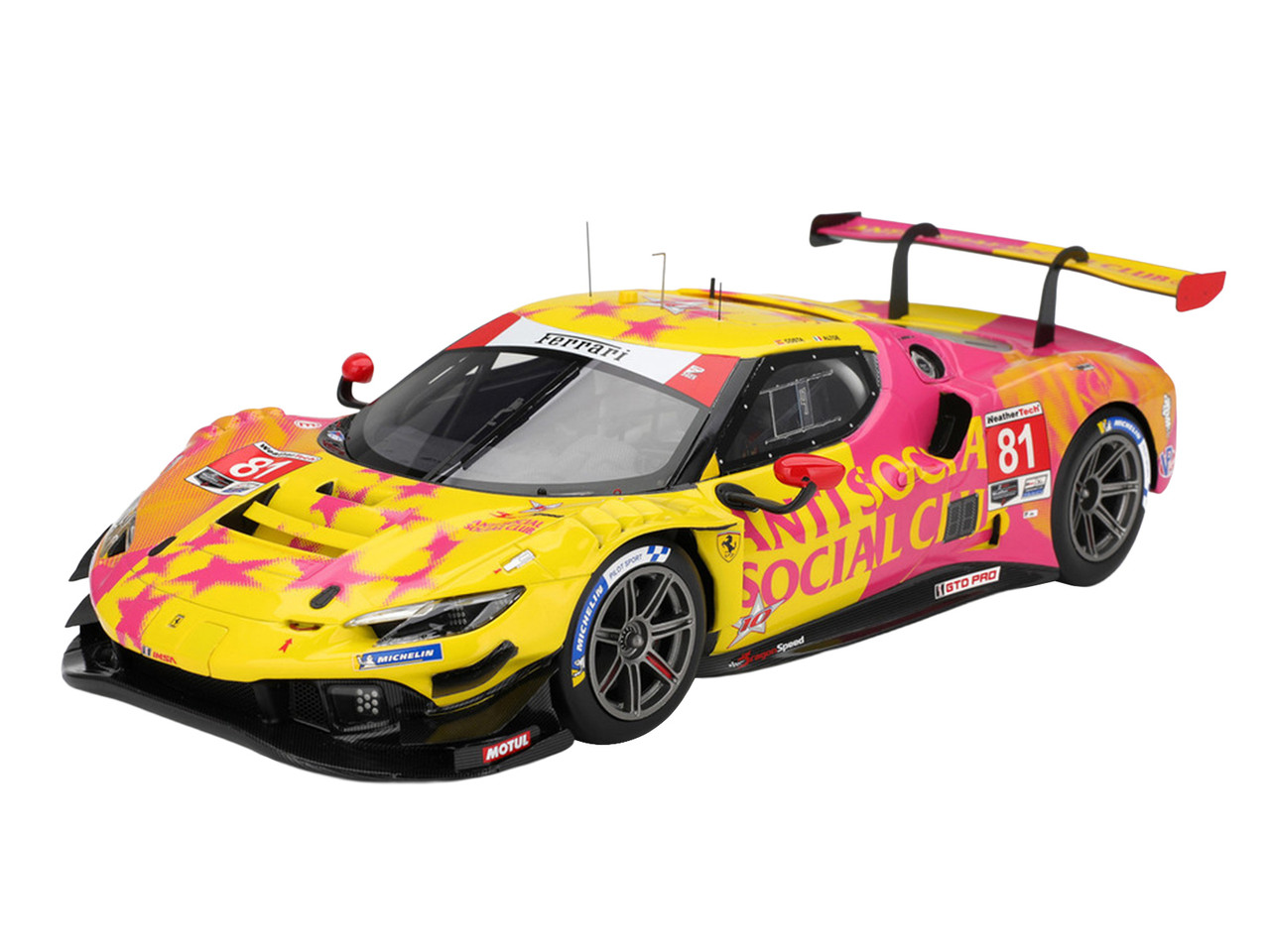 Ferrari 296 GT3 #81 Giacomo Altoe - Albert Costa "DragonSpeed" IMSA "Monterey SportsCar Championship - Laguna Seca" (2025) "Competition Series" 1/18 M