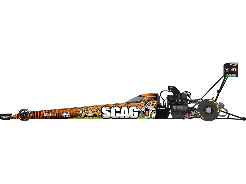 NHRA TFD (Top Fuel Dragster) #TF3 Justin Ashley 