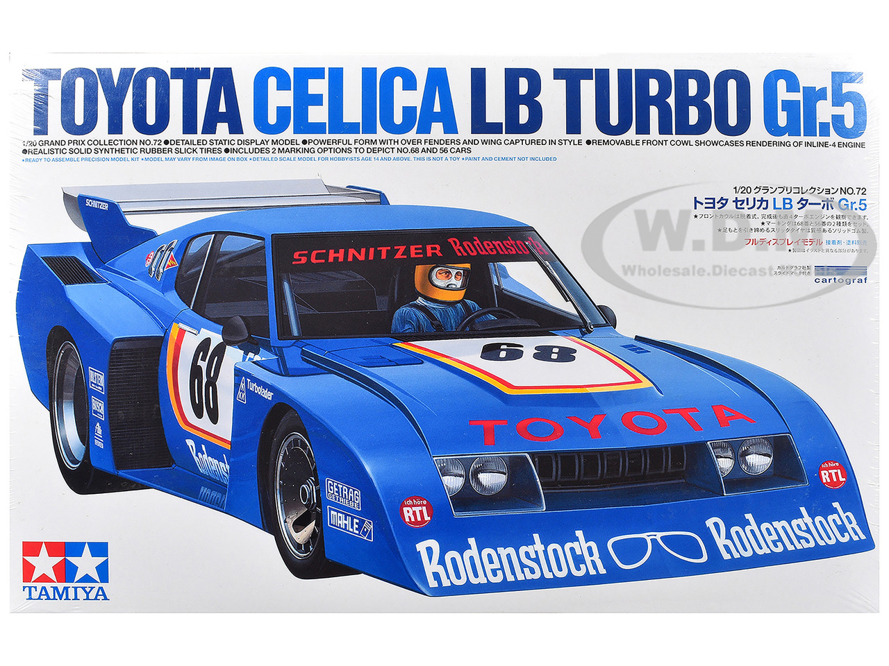 Model Kit Toyota Celica LB Turbo Gr.5 1/20 Scale Model by Tamiya