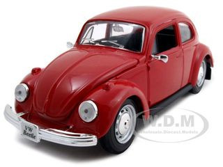1973 Volkswagen Beetle Red 1:24 model Maisto