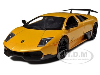Lamborghini Murcielago LP 670 4 SV Yellow 1/24 Diecast Model Car