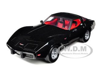 Motormax 1:24 1979 Chevrolet Corvette Black 1/24 Diecast Car Model by Motormax