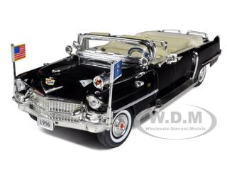 1956 Cadillac Presidential Limousine Black 1/32 Diecast Model Car by Signature Models
