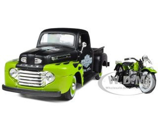 1948 Ford F-1 Pickup Truck Harley Davidson With 1948 FL Panhead