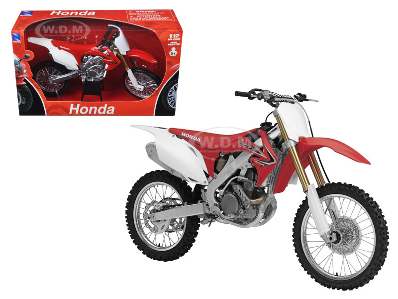 New Ray 1:12 2012 Honda CR 250R Red 1/12 Diecast Motorcycle Model by New Ray