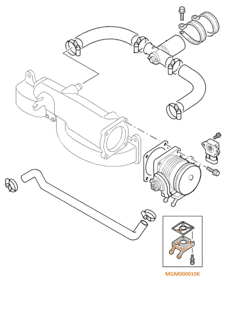 Throttle Body Repair Kit - MGM000010K