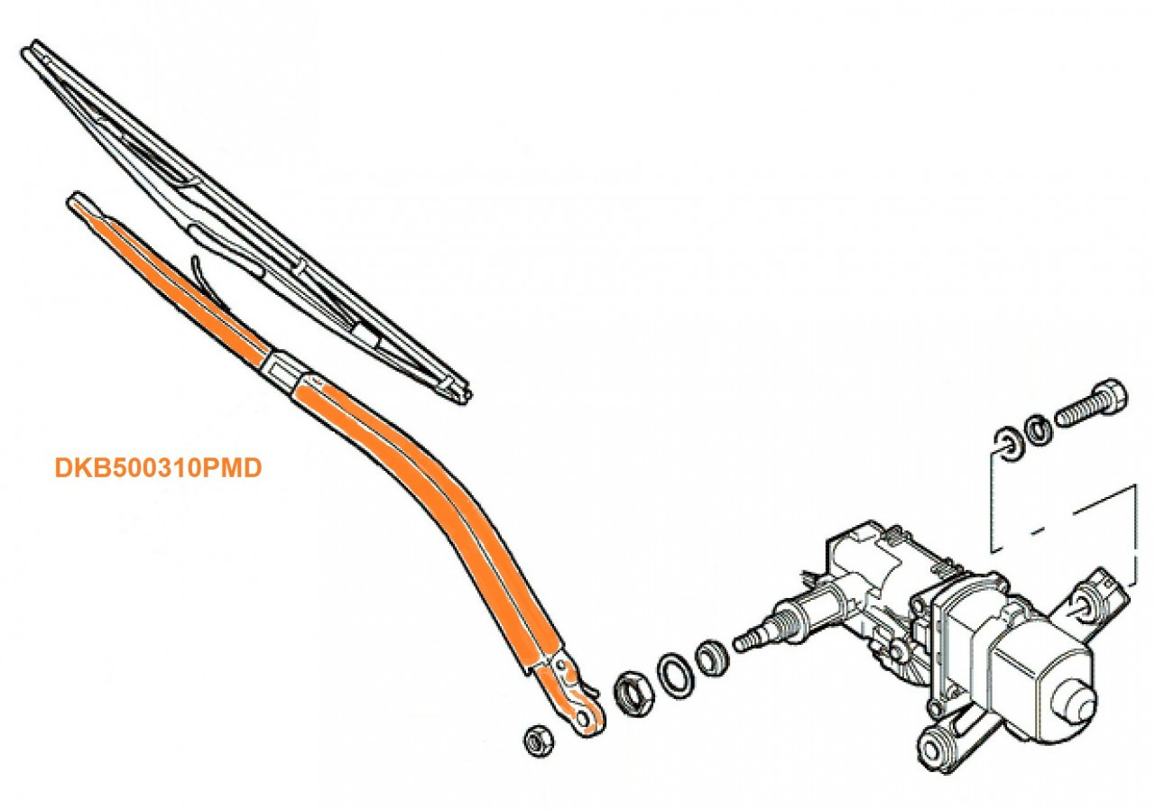 Rear Wiper Arm - DKB500310PMD