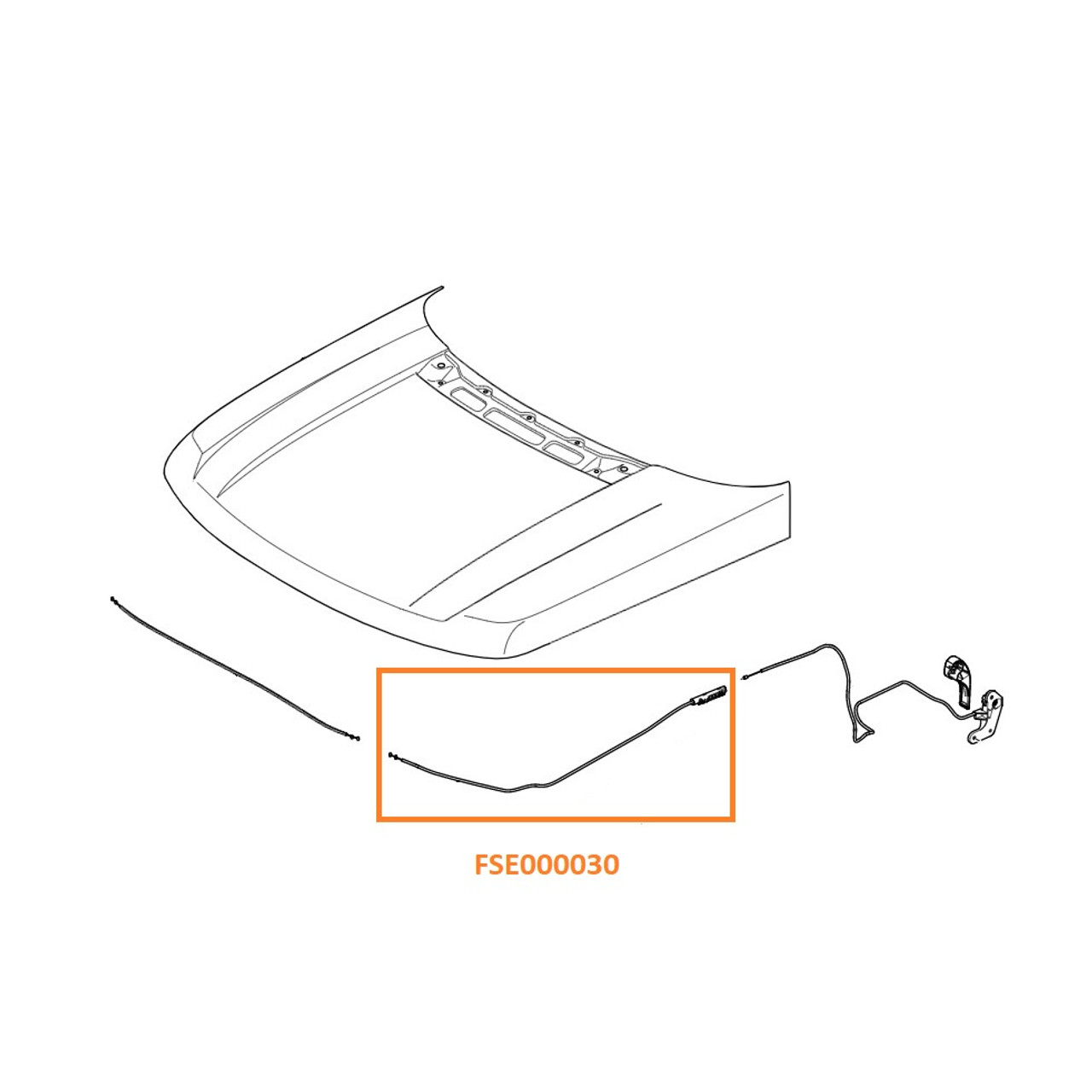 Hood Release Cable - FSE000030