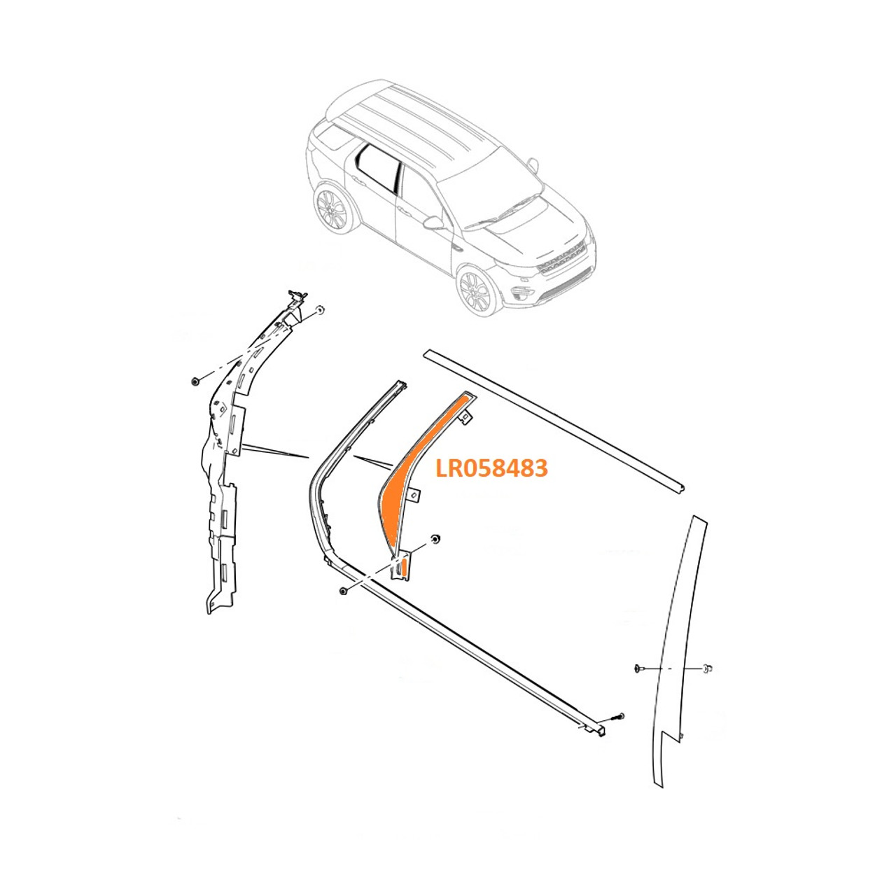 Door Molding - LR058483