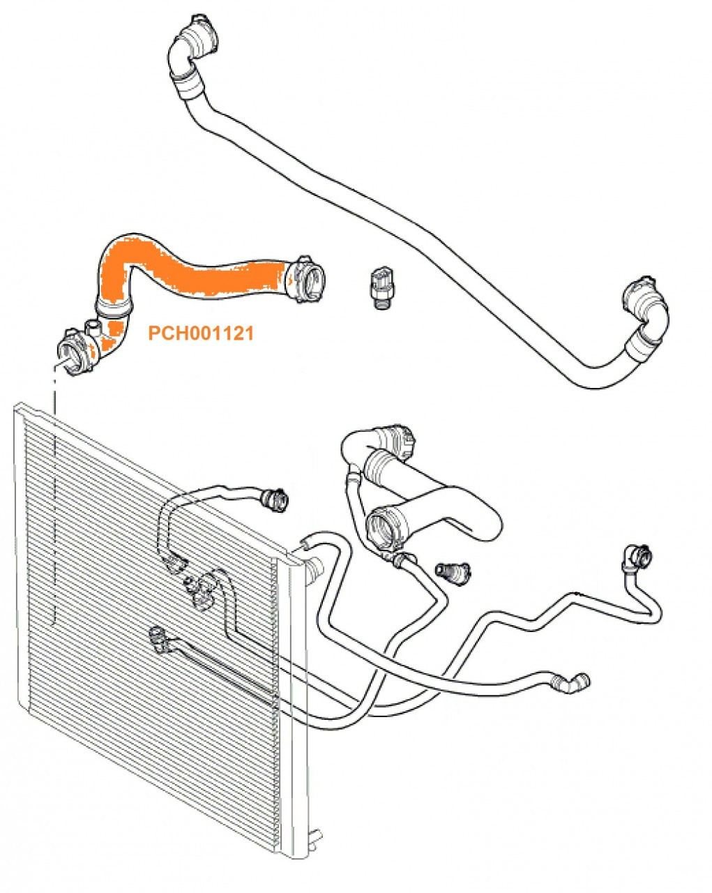 Lower Hose - PCH001121