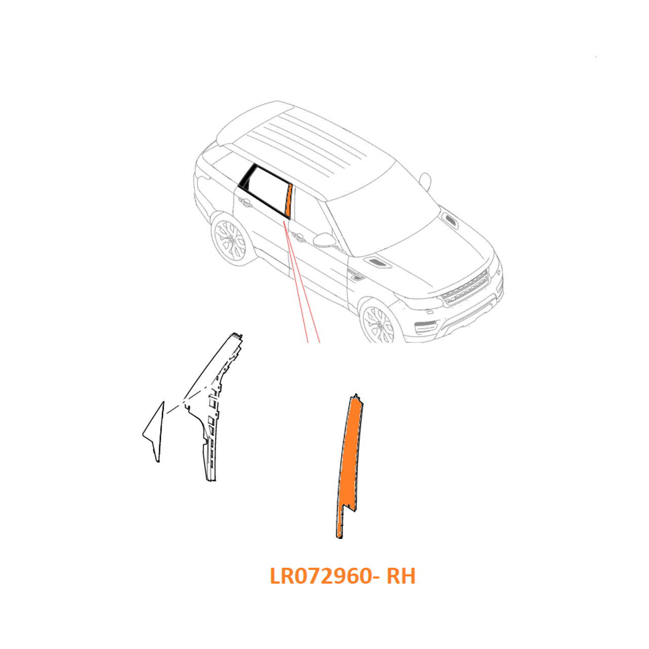 Door Trim - LR034047
