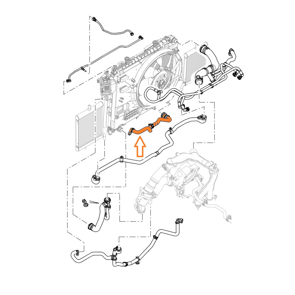 Coolant Hose - LR034625