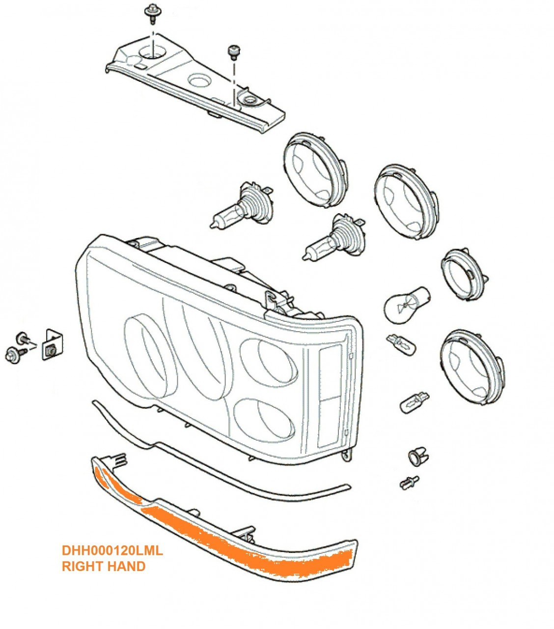 Headlamp Finisher - DHH000120LML